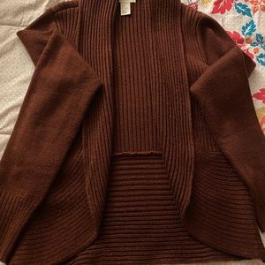 Small burgundy cardigan